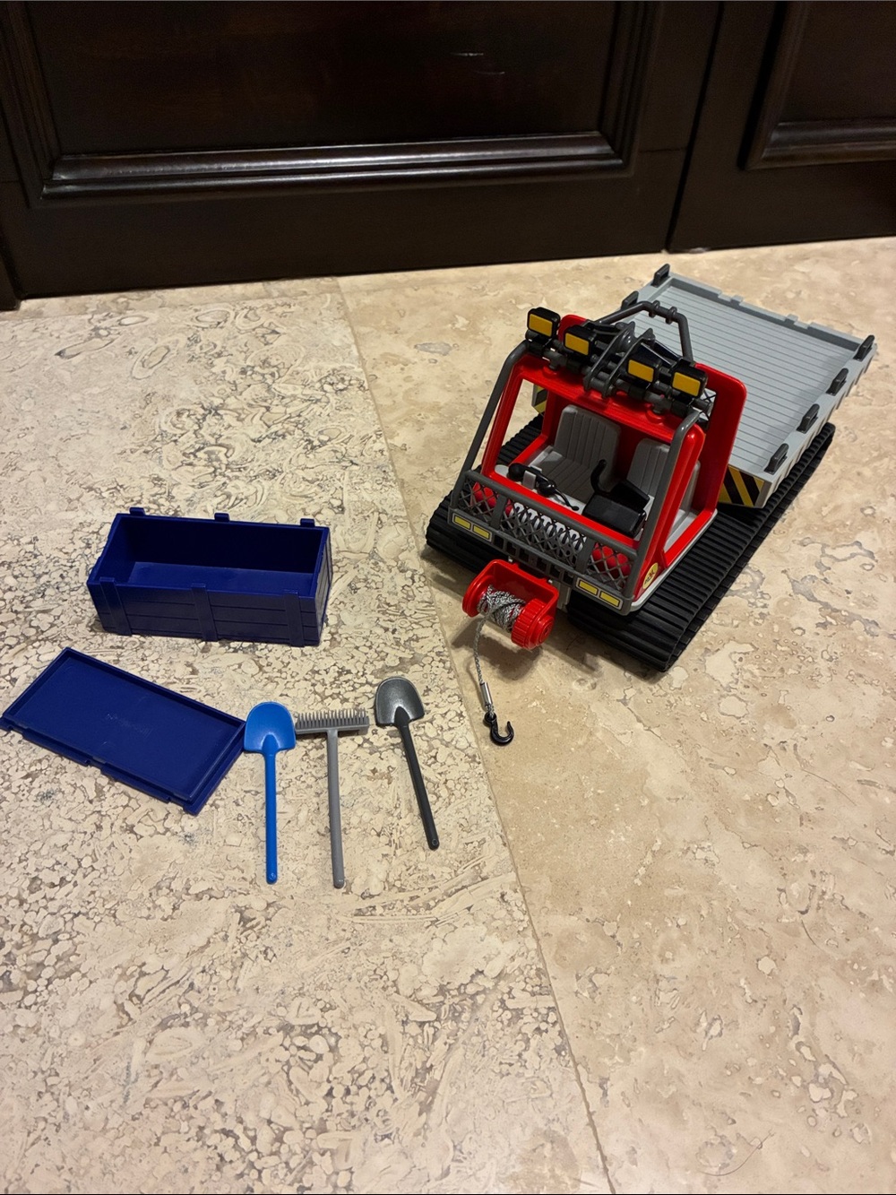 Playmobil Dinosaur Expedition Transporter 3191 Vehicle and tools